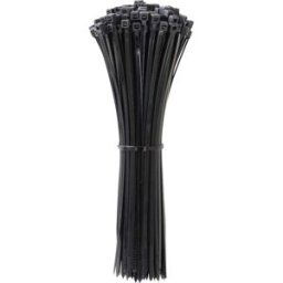 Quadrios 24CA376 24CA376 Serre-câble 450 mm 7.6 mm noir stabilisé aux UV 100 pc(s)