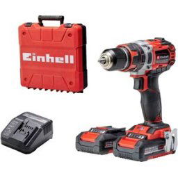 Einhell Professional TP-CD 18/50 Li-i BL (2x2,0Ah) 2 vitesses-Perceuse-visseuse à percussion sans fil + batterie, + chargeur, + mallette