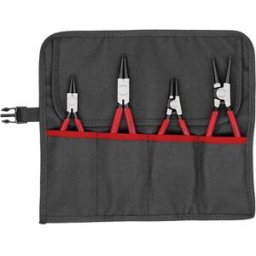 Knipex 00 19 56 V01 Jeu de pinces pour circlips Adapté pour (pinces pour circlips) circlips intérieurs et extérieurs 12-25 mm, 19-60 mm 10-25 mm, 19-60 mm
