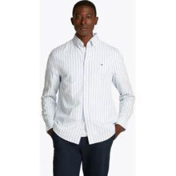 Flex Poplin Bold Str MW0MW39159 par Tommy Hilfiger Bleu XXL Accessoires