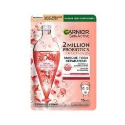 Garnier SkinActive 2 Million Probiotics Masque Tissu Réparateur Hydratant 22 g - Sachet 1 masque tissu