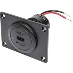 ProCar Prise encastrée Power USB-C PD/QC 60 W + PL. DE MONTAGE Sans LED 12 V, 24 V
