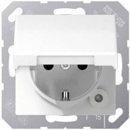 Jung simple Insert Prise 2P+T blanc-alpin AS1520KLWW 1 pc(s)