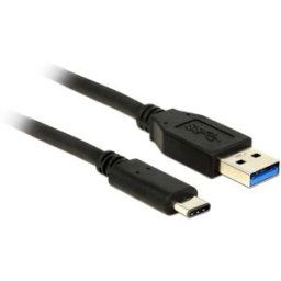 Delock Câble USB USB-A mâle, USB-C® mâle 0.50 m noir 83869