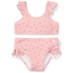 Little Dutch Maillot de bain 2 pièces à volants Sunny Flowers Blush (3-4 ans)