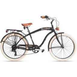 Vélo de ville Via Veneto Sun of the beach 26" Man 6V Noir