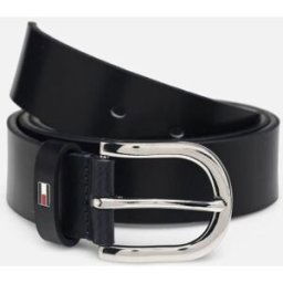 New Danny Belt WW0WW11590421 par Tommy Hilfiger Bleu 75 Accessoires