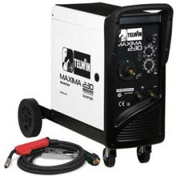 Poste à souder inverter à fil Telwin Maxima 270 Synergic - pour MIG-MAG/FLUX/BRAZING/MMA/TIG DC- LIFT - GAZ/NO GAZ