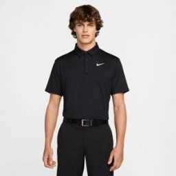 Nike Df Tour Solid Polo Noir/Blanc XL Male