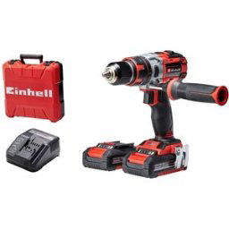 Einhell Professional TE-CD 18 Li-i BL (2x2,0Ah) 2 vitesses-Perceuse-visseuse à percussion sans fil + 2 batteries