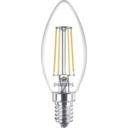 Philips LED 76307700 LED CEE F (A - G) E14 forme de flamme 4.3 W = 40 W blanc chaud (Ø x L) 3.5 cm x 9.7 cm 1 pc(s)