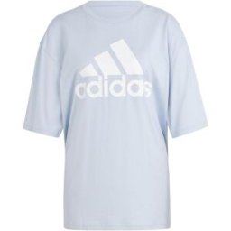 Adidas Essentials Logo T-Shirt Womens Bleu Merveille M (12-14) Female