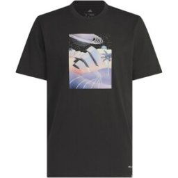 Adidas Graphic Logo T-Shirt Mens Tout le jour noir M Male