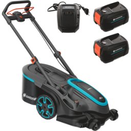 Gardena PowerMax Duo 46/36V P4A - Tondeuse à gazon à batterie - 2x18V 4Ah - Largeur de coupe 46 cm