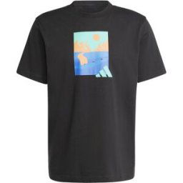 Adidas Graphic Logo T-Shirt Mens Extérieur noir 2XL Male