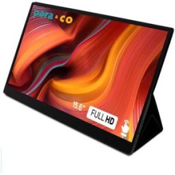 Pora&co; Moniteur portable à écran tactile 15,6 pouces