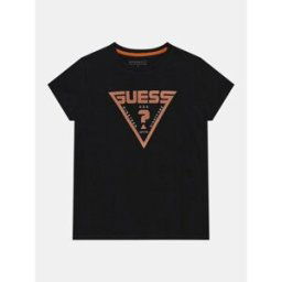 Guess Short Sleeve Mini Me T-Shirt Juniors Blk A996 JBLK 14Y Male