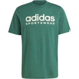 Adidas Essentials Single Jersey Logo T-Shirt Mens Coll Green XL Male