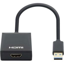 Manhattan USB 3.0 Adaptateur [1x USB 3.0 mâle type A - 1x HDMI femelle] 153690 15 cm