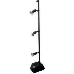 Lampe vintage Osram Trispot des années 70-80 noir 11x16x80