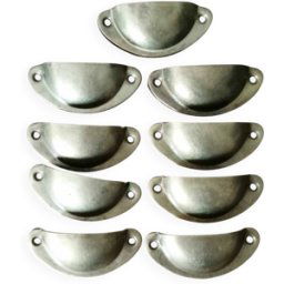 Poignées coquille x9 Doré - Meuble de métier dore 8x1x3