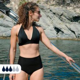 Sorio Bas de Maillot de bain Menstruel taille haute - Flux Moyen - Naya S unisex
