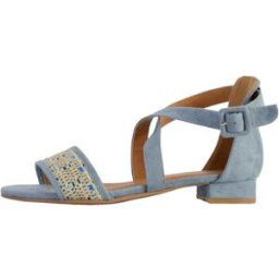 Sandales The Divine Factory Sandale à bride plate * Bleu
