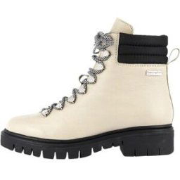 Bottes Les Tropéziennes par M Belarbi Bottes Cuir Zap Beige
