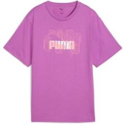 Debardeur Puma Graphics Stacked No. 1 Logo Relaxed Tee Violet