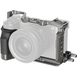 Kit cage à dégagement rapide SmallRig 5198 « HawkLock » avec poignée en silicone pour Sony Alpha 7C II / 7CR