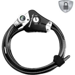 Master Lock 8428EURDPRO Câble antivol noir fermeture à clé