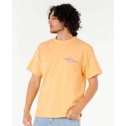 Rip Curl T-shirt Maxxed Raw Energy Mandarin Zest L male