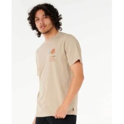 Rip Curl T-shirt Palms Aots Cody Welsh Light Khaki L male