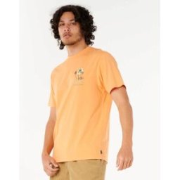 Rip Curl T-shirt Palms Aots Cody Welsh Mandarin Zest L male