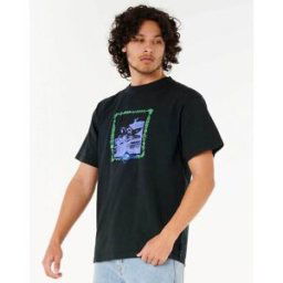 Rip Curl T-shirt Curren Raw Energy Black L male