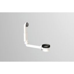 Raccord de trop-plein Alape B 9500280000 blanc , pour vanne excentrique et à arbre