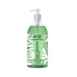 Mkl Green Nature Ethik Shampooing Douche Aloe Vera Bio du Mexique 1 Litre - Flacon-Pompe 1 Litre