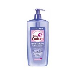 Cadum Bébé Cadum Huile Lavante Bonne Nuit Corps et Cheveux 750 ml - Flacon-Pompe 750 ml