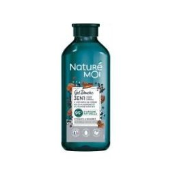 Naturé Moi Gel Douche 3en1 Cèdre et Poivre Noir Tous Types de Peaux 250 ml - Flacon 250 ml