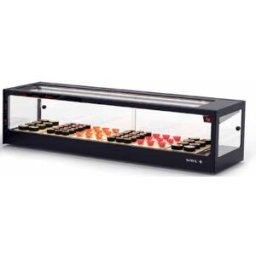 Vitrine Sushi Réfrigérée - 1190 x 380 x 300 mm - Sans Groupe de Réfrigérateur - SAYL