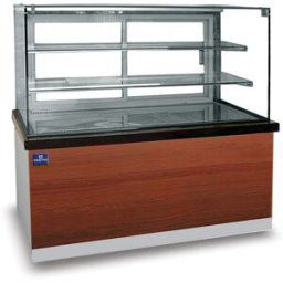 Comptoir Réfrigéré De Pâtisserie Ventilé Avec 2 Étagères Et Vitre Vertical, +0°/+8°C - Mastro - BGB0300