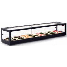 Vitrine Sushi Réfrigérée - 1580 x 380 x 300 mm - Sans Groupe de Réfrigérateur - SAYL