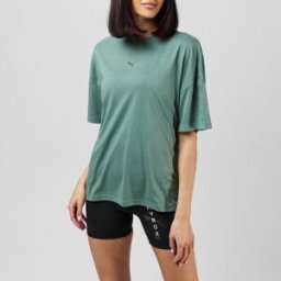 Puma X Hyrox City T-Shirt Adults Ldn/Green 12 (M) Female