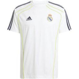 Adidas Real Madrid Ubp T-Shirt Adults Blanc M Male
