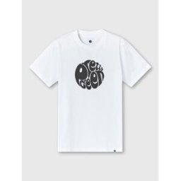 Pretty Green Gillespie Logo T-Shirt Blanc Petit Male