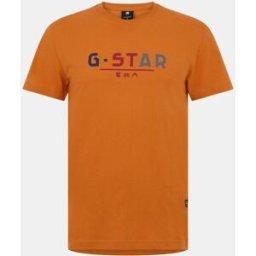 G-star Multi Logo Graphic T-Shirt Ambre Petit Male