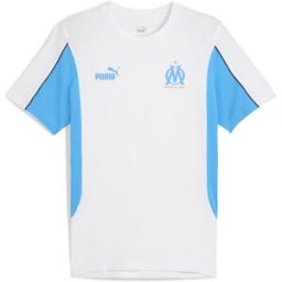 Puma Olympique Marseille Ftblarchive T-Shirt Adults Azur Blanc/Bleu S Male
