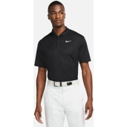 Nike Dri-Fit Victory Golf Polo Shirt Mens Noir/Blanc 2XL Male