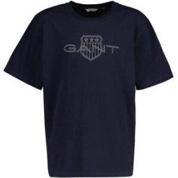 Gant Shield Logo T-Shirt Juniors Soirée Blu 433 16Y Male