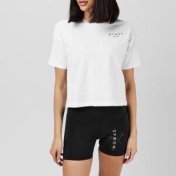 Puma X Hyrox World Cropped T-Shirt Adults Puma Blanc 12 (M) Female